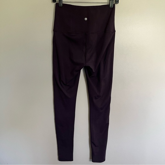 Women’s Queenieke Purple Gray Leggings Size Small With Pockets - Picture 11 of 12